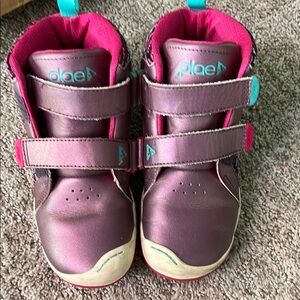 PLAE Pink and Blue Sneakers Velcro High-Tops
